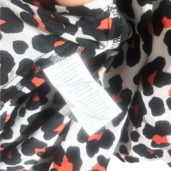 NWT Michael Kors Women's Cute Blouse Tops, Burnt Orange, Medium - Picture 5 of 6